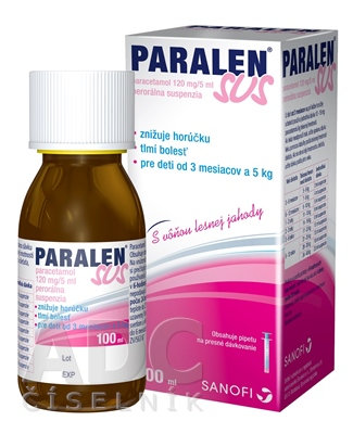 PARALEN SUSPENZIA 1X100ML