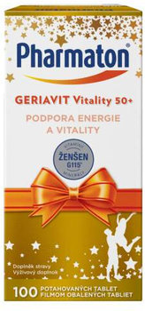PHARMATON GERIAVIT VITALITY 50+ 100TBL VIANOCNE