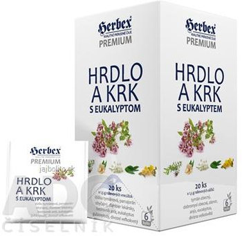 HERBEX Premium HRDLO A KRK s eukalyptom