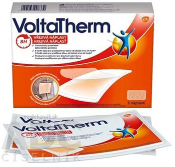 VoltaTherm hrejivá náplasť na úľavu od bolesti 5ks