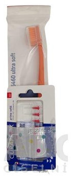 CURAPROX CPS 07 prime refill červená + CS 5460, medzizubné kefky bez držiaka 8 ks + zubná kefka 1 ks, 1 set