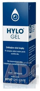 HYLO GEL zvlhčujúce očné kvapky 10 ml