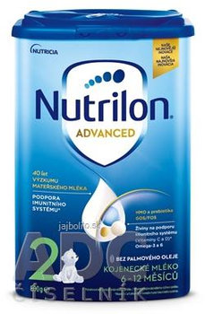 Nutrilon Advanced 2, mliečna dojčenská výživa v prášku (6-12 mesiacov), 800g