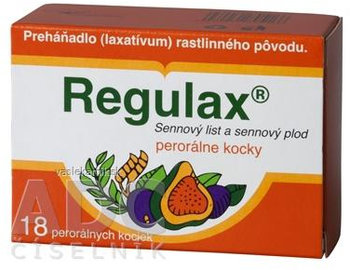 REGULAX perorálne kocky 18 ks