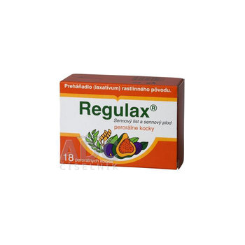 REGULAX perorálne kocky 18 ks