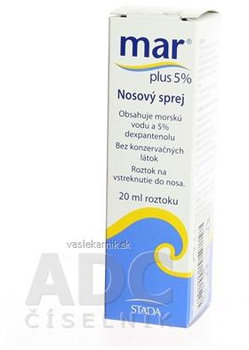 MAR plus 5% nosový sprej 20 ml