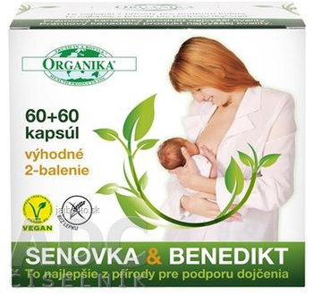 ORGANIKA SENOVKA & BENEDIKT, set, 2x60 kapsúl