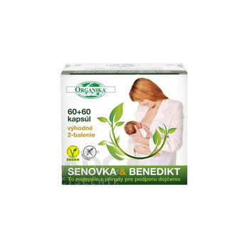 ORGANIKA SENOVKA & BENEDIKT, set, 2x60 kapsúl
