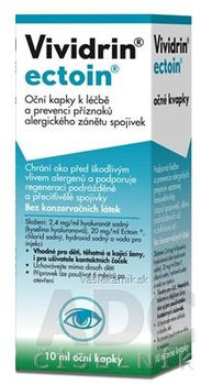 Vividrin ectoin očné kvapky 10 ml