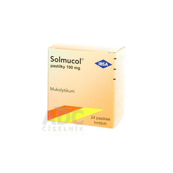 Solmucol 100 mg 24 pastiliek