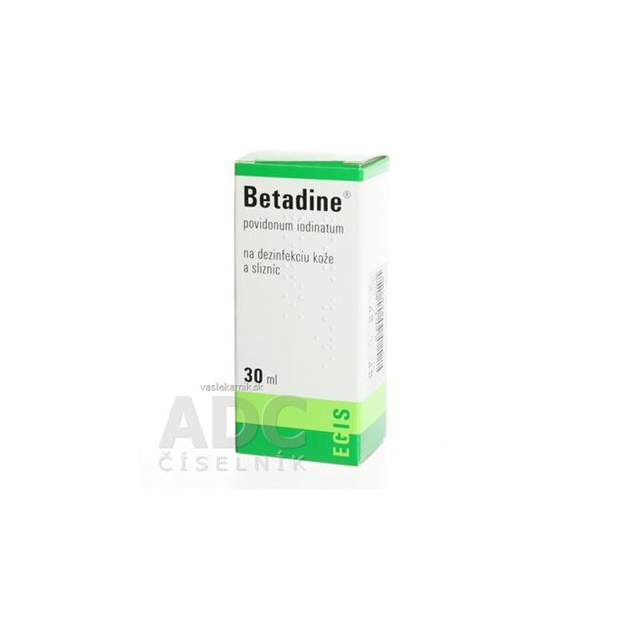 Betadine dezinfekčný roztok 100 mg/ml 30ml