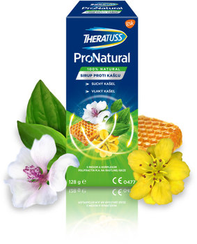 THERATUSS ProNatural sirup na suchý a vlhký kašeľ, s odmerkou 1x128 g