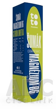 TOTO ŠUMÁK MAGNÉZIUM B6, šumivé tablety, 20 ks