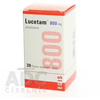 Lucetam 800 mg 30 tabliet