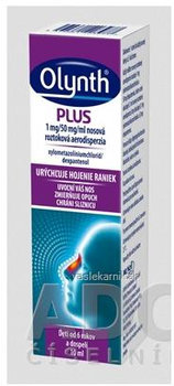 OLYNTH PLUS 1 mg/50 mg/ml nosová aerodisperzia 10ml
