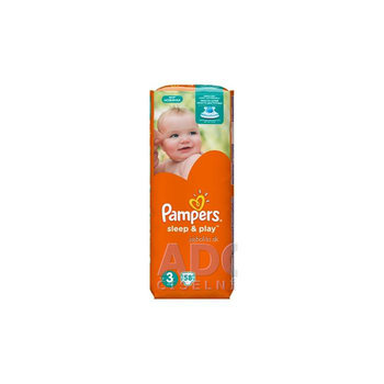 PAMPERS SLEEP&PLAY 3 Midi, 5/6-9/10kg, 58 kusov