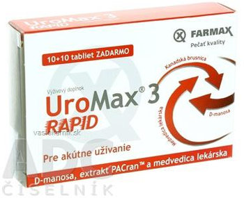 FARMAX UroMax 3 Rapid 10+10 zdarma