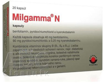 Milgamma N, 20 kapsúl