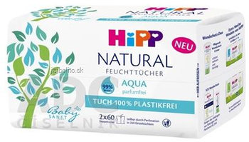 HiPP BabySANFT NATURAL Aqua vlhčené obrúsky