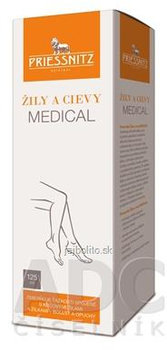 PRIESSNITZ ŽILY A CIEVY MEDICAL, gél, 125ml