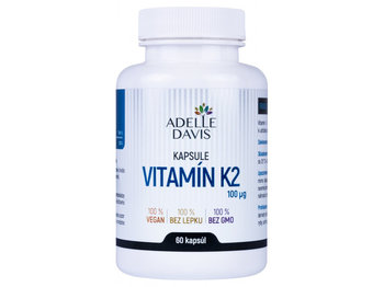 ADELLE DAVIS VITAMÍN K2 (MK-7) 100 mcg, 60 kapsúl
