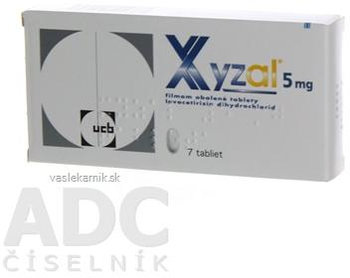 XYZAL tbl flm 5mg 7ks