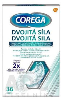 COREGA Dvojitá sila čistiace tablety 36 ks