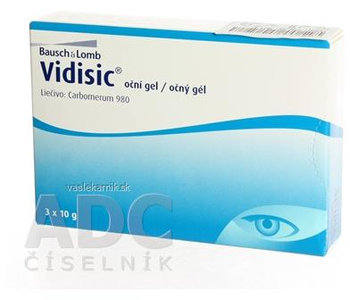 VIDISIC očný gél 3x10g