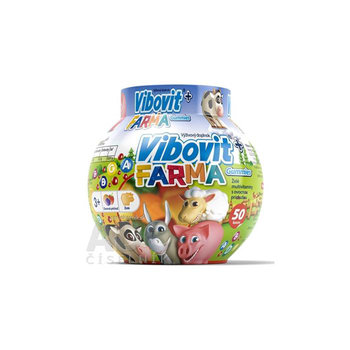 VIBOVIT+ FARMA Gummies želé s ovocnou príchuťou 50 ks