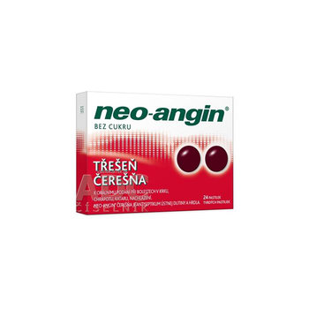 Neo-angin čerešňa tvrdé pastilky 24 ks