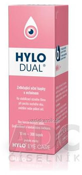 HYLO DUAL zvlhčujúce očné kvapky 10 ml