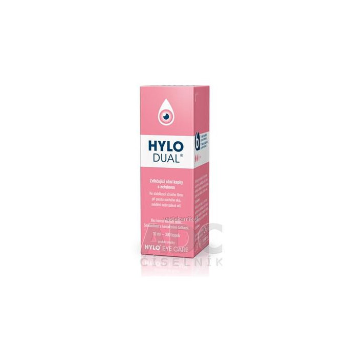 HYLO DUAL zvlhčujúce očné kvapky 10 ml