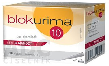 Blokurima 2 g D-MANÓZY vrecúška (40 g) 10 ks