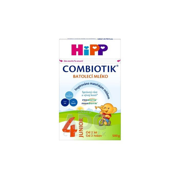 HiPP 4 JUNIOR Combiotik, mliečna batoľacia výživa (od 2 rokov ), 500g