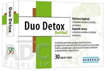 GENERICA Duo Detox herbal 30 tabliet