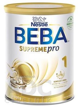 BEBA SUPREME pro 5HM-O 1, počiatočná mliečna výživa (od narodenia), 800 g