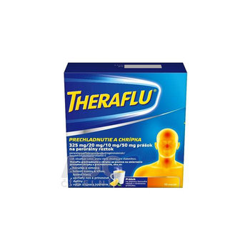 THERAFLU PRECHLADNUTIE A CHRÍPKA 10 vrecúšok